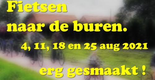 fietsen naar de buren !